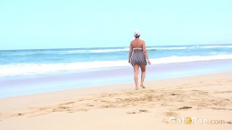 Big Tits On The Beach screen cap #21
