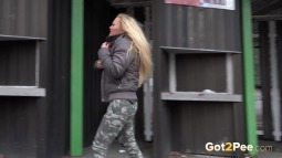 Blonde in Public screen cap #24