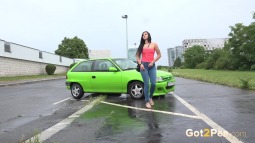 Lime Green Car screen cap #16