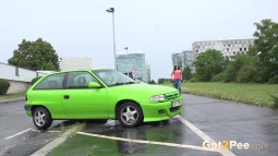 Lime Green Car screen cap #1